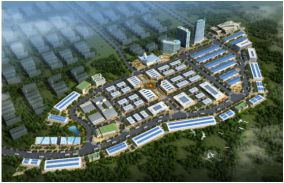 物流园区鸟瞰图